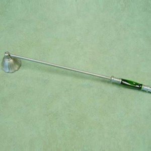 Illuminations Pewter Hinged Candle & Wick Snuffer NWT